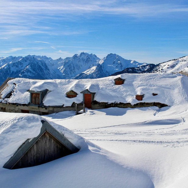 Hiver en montagne.