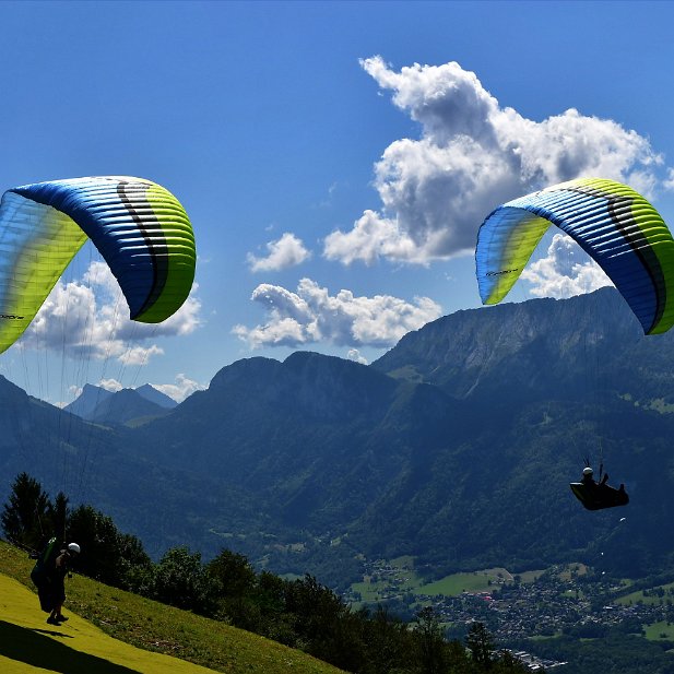 Parapente la Forclaz Passager du vent