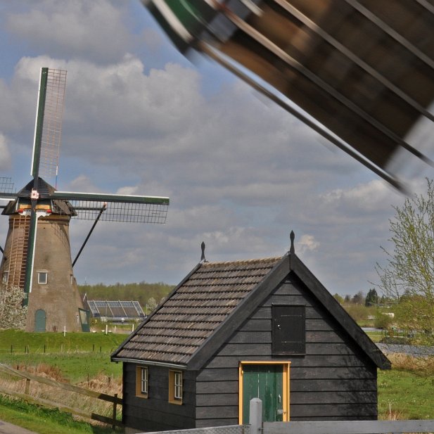 Moulin à vent en Hollande