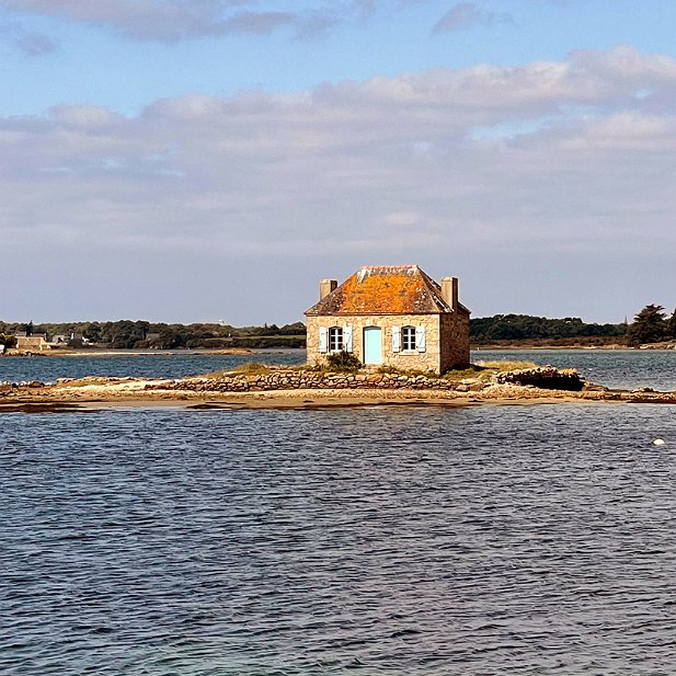 pas de voisins Saint Cado l'îlot rocheux de Nichtarguer