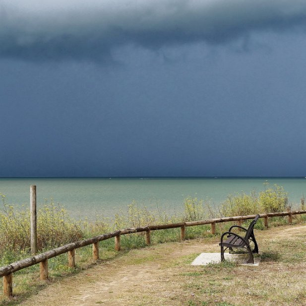 temps gris en mer