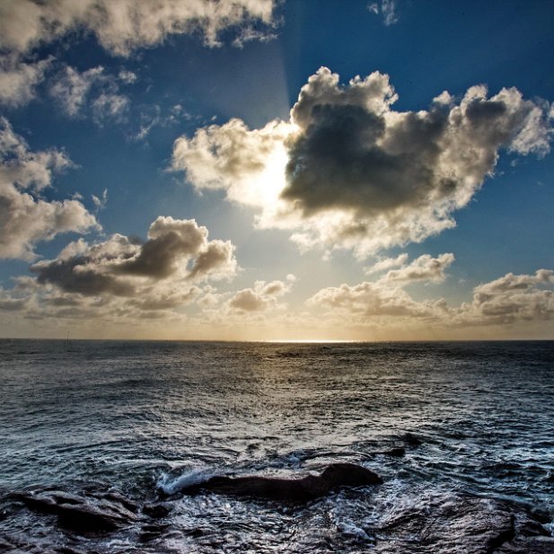 cumulus au couchant