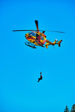 Exercices d’hélitreuillage. null